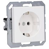 Jung A 1520 WW Schuko Stopcontact, 16 A 250 V Serie A, Alpinewit