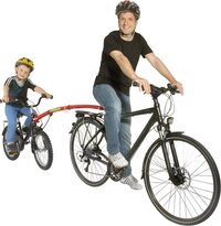Trailgator Tandemstang - Rood - Kinderfietskar