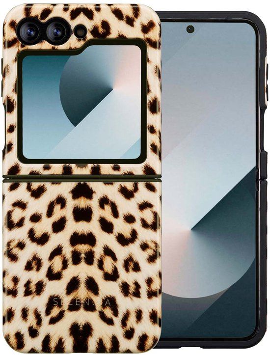 Selencia Hoesje - Geschikt voor Samsung Galaxy Z Flip 6 / Z Flip 7 FE - Backcover - Wild Leo