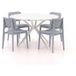 Forza Furniture Forza Xitta/Sora ø127cm dining tuinset 5-delig