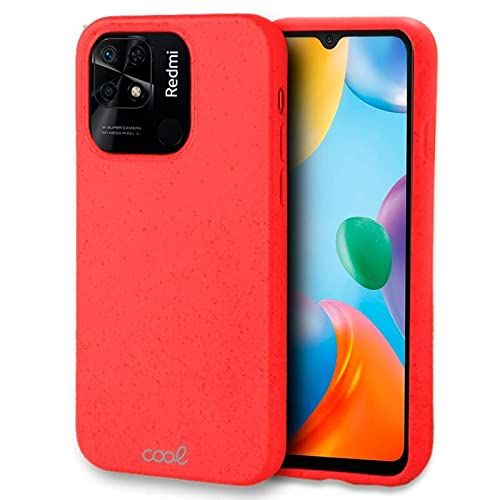 COOL SMARTPHONES & TABLETS ACCESSORIES Coole beschermhoes voor Xiaomi Redmi 10C Eco, biologisch afbreekbaar, rood