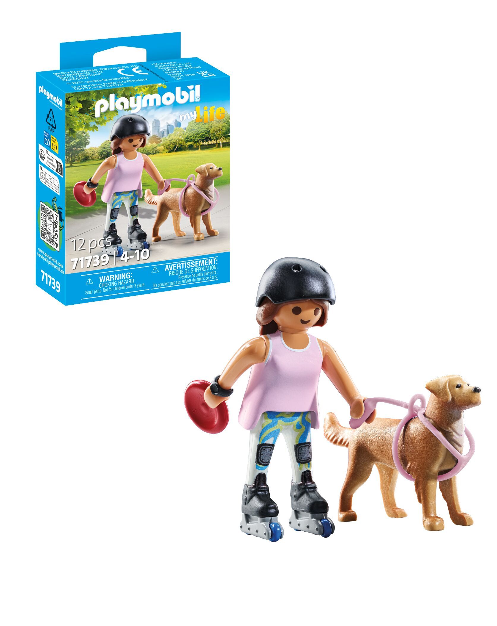 Playmobil 71739 Schaatser met Retriever