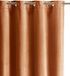 Vivaraise Elise Rideau Rouille Brun Coton Velours 140x280cm