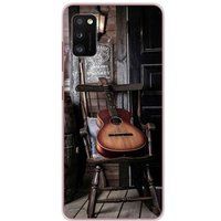 Samsung Galaxy A41 Bedrukt siliconen hoesje Guitare