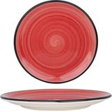 Bonna Dessertbord - Aura Passion - Porselein - 19 cm - set van 6