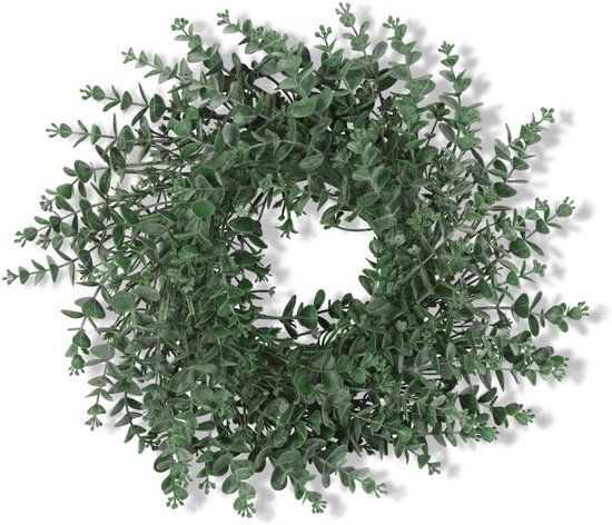 Merkloos Countryfield Krans Wreath 8x33x33 cm groen