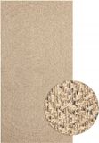 vidaXL Vloerkleed ZIZUR binnen en buiten 80x150 cm jute look