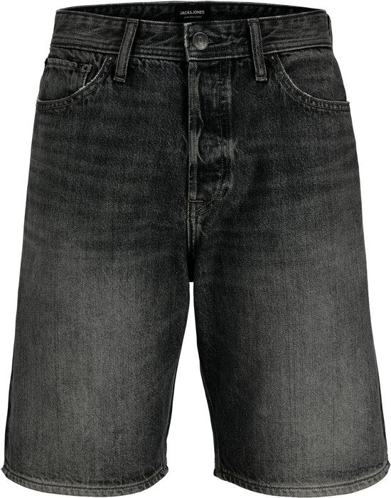JACK&JONES Heren Bermuda shorts Zwart Katoen XXL