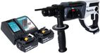 Makita DHR 202 RTW accuklopboormachine 18 V 20 mm 2.0 J wit + 2x accu 5.0 Ah + lader