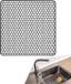 Tapis d'évier pliable en silicone - Antidérapant, résistant à la chaleur, égouttoir de cuisine 30,5 x 30,5 cm