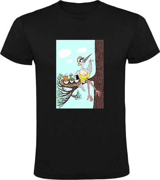 Sol's Vogel Heren T-shirt - Zwart - Roken - Katoen - Maat S