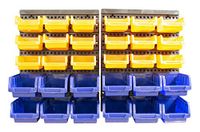 FISCHER DAREX Wandpanelen X2 en uitloop X30 zwart/rood