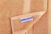Todocama Handdoeken, 100% katoen, 550 g/m², extra zacht, 5503, zeer absorberend en sneldrogend, beige, 70 x 140 cm, 2 stuks