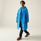 Regatta waterdichte omkleedjas voor volwassenen blauw lange mouw rits polyester L/XL