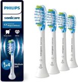 PHILIPS Elektrische tandenborstelkoppen HX9044/87, C3 White, 4 stuks, voor volwassenen