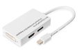 Digitus AK-340509-002-W Mini DisplayPort naar DVI-D Adapter Kabel 0,2m Wit