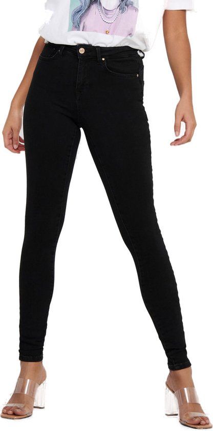 ONLY ONLPOWER REA3659 Skinny Jeans - Black - Women's