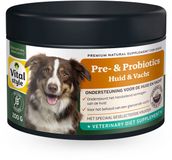 Vitalstyle Supplement Hond Pre- & Probiotics Huid & Vacht 200 gr