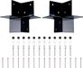 Platinum Sun & Shade – Pergola kit - Hoek element voor monteren van Pergola palen - Zwart