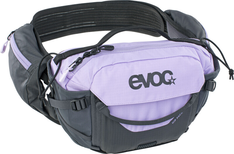 EVOC Hip Pack Pro 3 l + Drinkblaas 1,5 l, violet/grijs