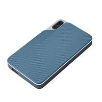 Intenso TX100 500GB USB 3.2 Gen 1 External SSD - Blue/Grey