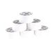 OFFICER PRODUCTS 15025031-14 Verpakkingstape Wit 6 rollen 48 mm x 46 m