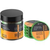 2UUL Fil Tungstène WS-028, 0,028 mm, 100 m, Set de 5 pièces