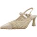 Hispanitas Slingbacks Dames Rhv264671 Raffia Beige Maat 37