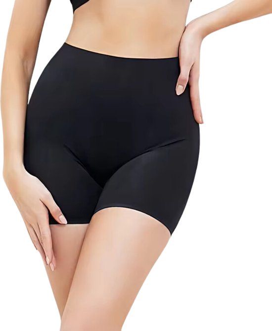 Dames boxershort naadloos - Maat M - Zwart - Licht corrigerend - Shapetape