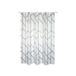 MSV Douchegordijn Ring Polyester Taupe, Wit
