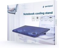 Gembird NBS-2F15-05 laptop cooling pad 39,6 cm (15.6") 1500 RPM Zwart