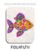 Acrylic Folkfish Acrylic Painting Practice Book: A Global Journey into Folk Art Patterns and Bold Color Blocks
