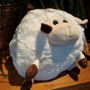 Rawa Geschenken Grote schaap handwarmer knuffel kussen