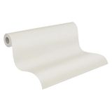 Livingwalls Vliesbehang in crème, wit - hoogwaardig behang vliesbehang effen 399881 - wandbehang voor verschillende ruimtes - Made in Germany