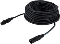 DAP-Audio FLR09 – DMX/AES-EBU XLR/M 3P vers XLR/F 3P, 20 m, argenté