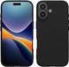 kwmobile hoesje geschikt voor Apple iPhone 17 - Back cover in mat zwart