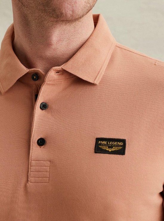 PME LEGEND Polo Rose Dawn Katoen L
