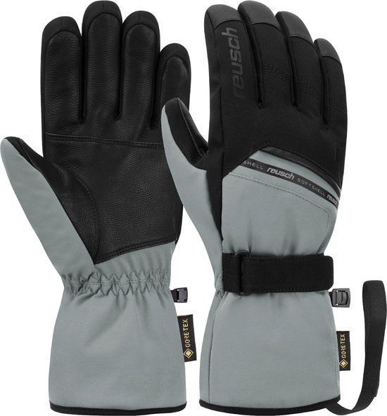 Reusch Morris GORE-TEX Vingerhandschoenen - Grijs-Zwart - Maat 10 - Unisex