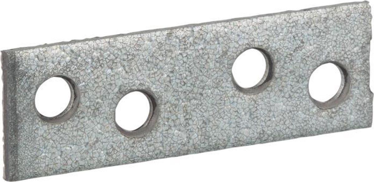Unbranded STARX Verbindingsplaat 75 mm verzinkt, 4 stuks