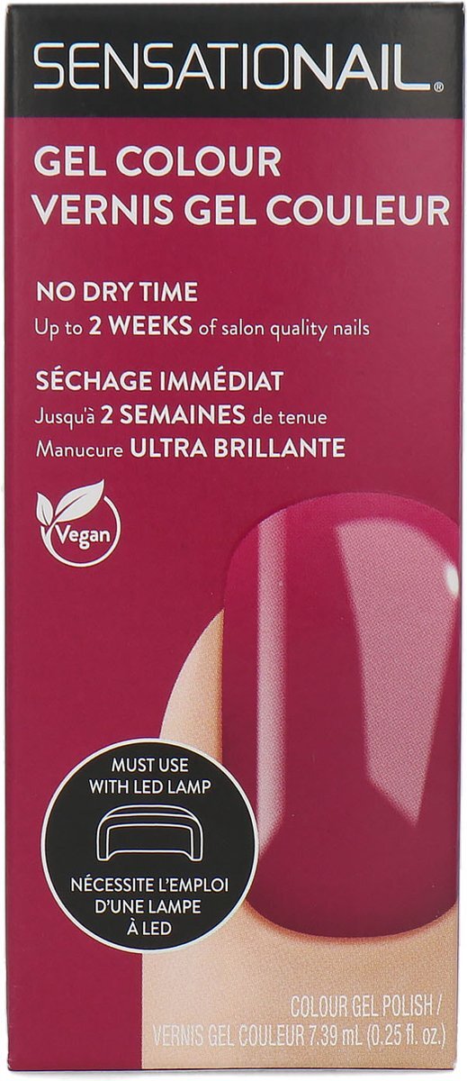 Sensationail Gel Color Nagellak - 71592 Raspberry Wine