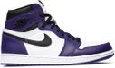Jordan 1 Retro High Court Purple Blanc