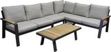 AVH-Collectie Lola hoek loungeset 5-delig aluminium antraciet