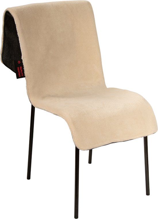 Quality Heating Warmtedeken Warmy Off-White - Rugwarmer - Junior - Draadloos - 3 Warmtestanden