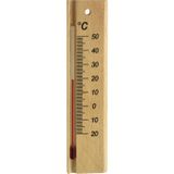 TFA Dostmann Analoges Innenthermometer aus Buche 12.1053.05 Thermometer Natuur