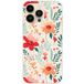 Apple iPhone 15 Pro Max Flower wall bedrukt siliconen hoesje