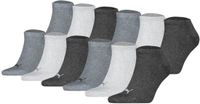 Puma Sokken Sneaker Plain ECOM 12P Verpakking van 12 - Grijs - Maat 47-49