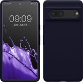 kwmobile telefoonhoesje geschikt voor Google Pixel 7 - Hoesje met siliconen coating - Smartphone case in deep ocean