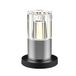 BOLD Kristy decoratieve LED tafellamp draadloos (traploos dimbaar, 2200-3000K warm wit, laadstation + USB-kabel 1 m, tot 10 uur) Chroom