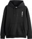 Next Sweat à capuche pour homme avec imprimé Hokusai - Noir