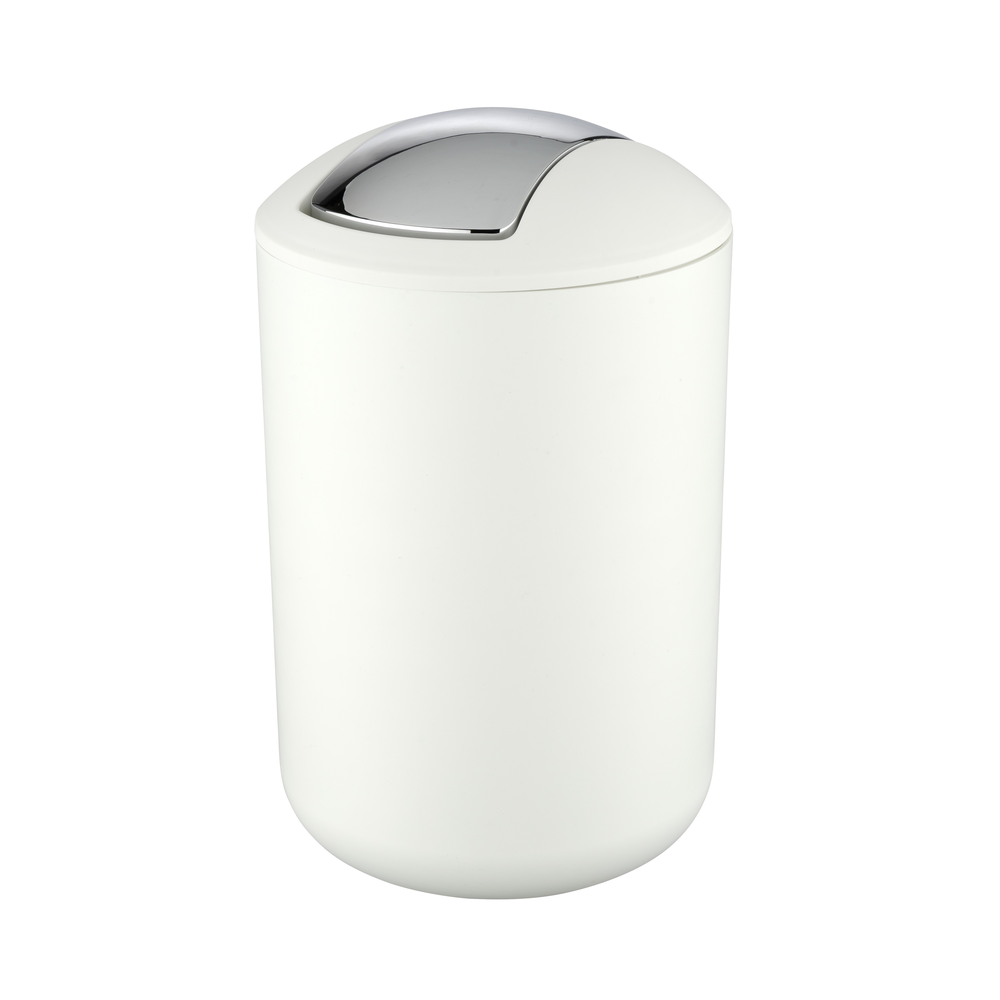 WENKO Swing cover bin Brasil L White unbreakable